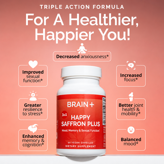 Brain+ Happy Saffron Plus Capsules